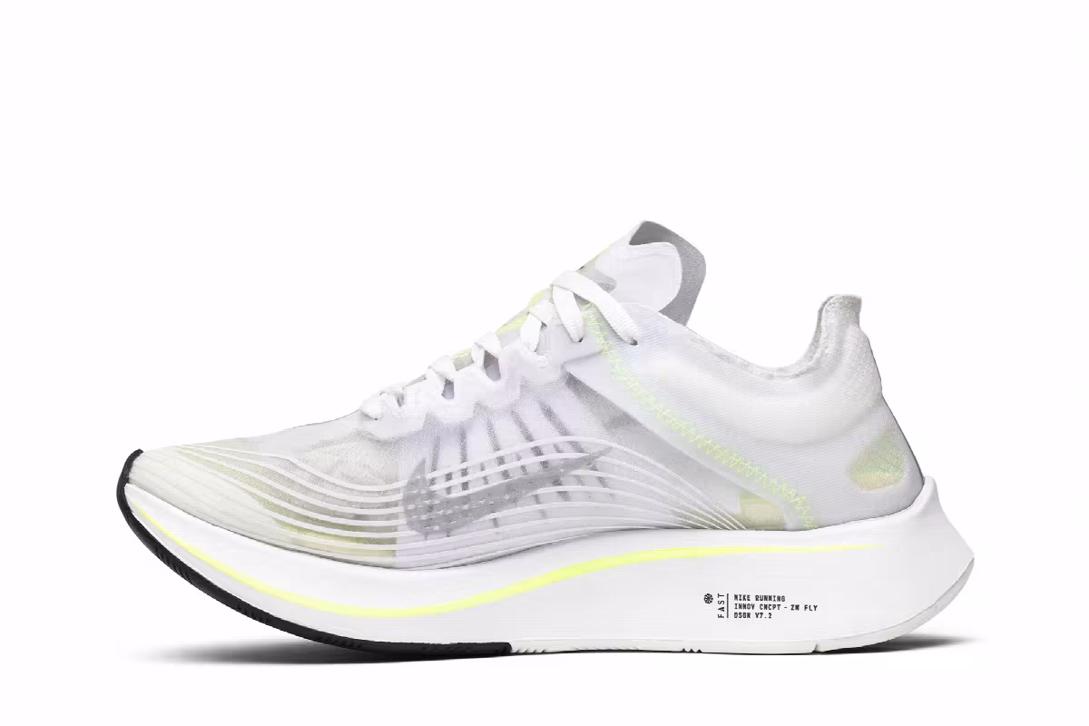 Nike Women's Zoom Fly SP Volt Glow, view 4