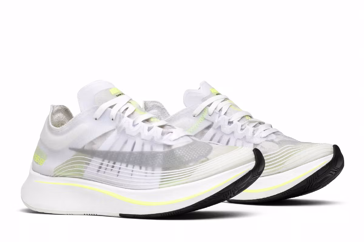 Nike Women's Zoom Fly SP Volt Glow, view 9