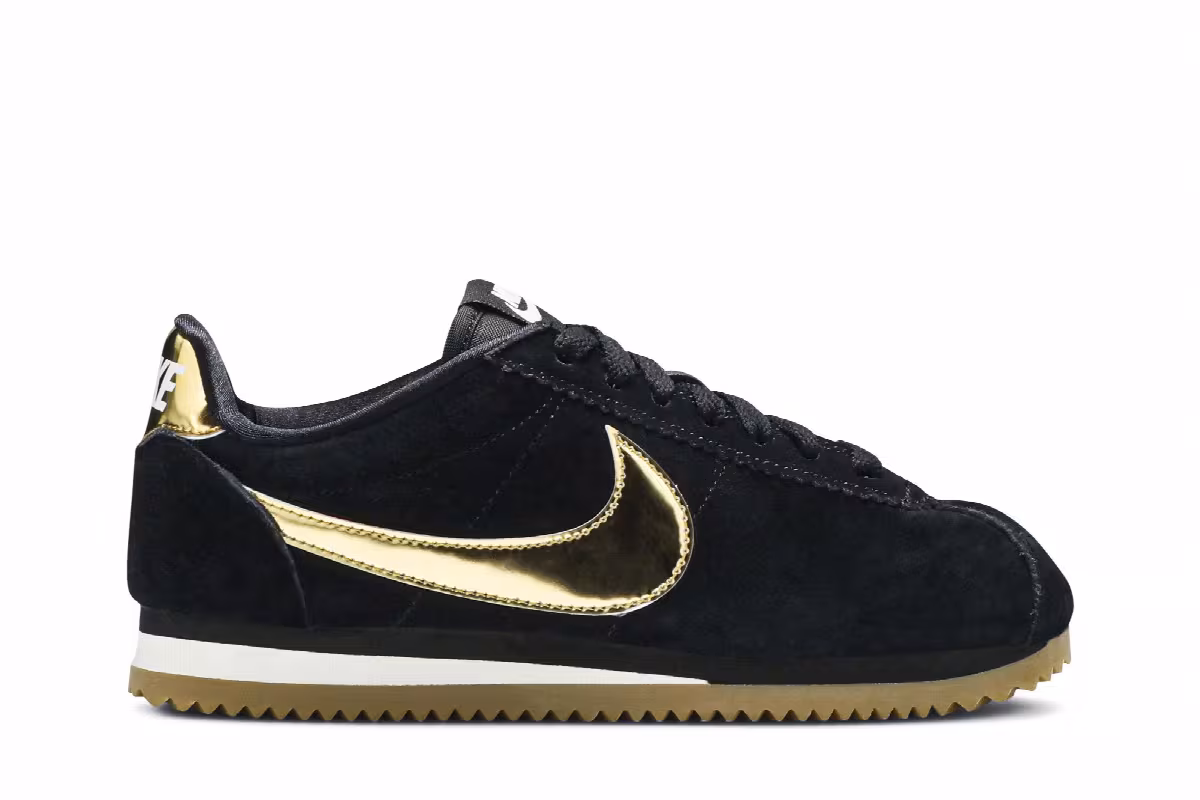 Nike Women's Classic Cortez SE Metallic Gold, view 2