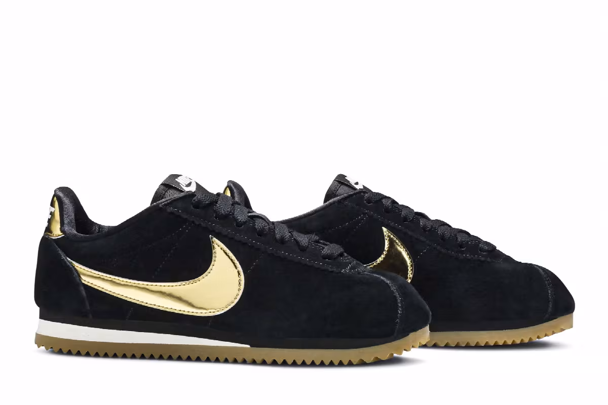 Nike Women's Classic Cortez SE Metallic Gold, view 9