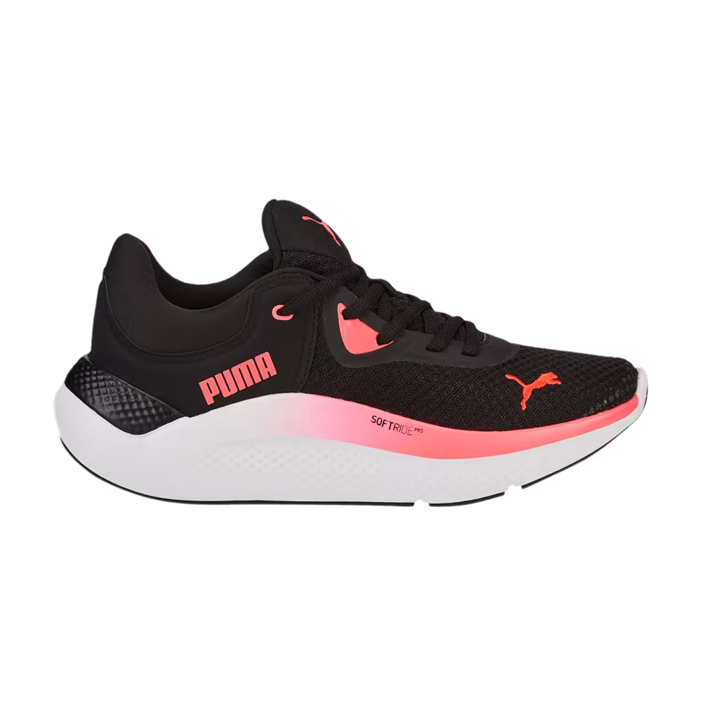 Puma Women's Softride Pro Black Sunset Glow