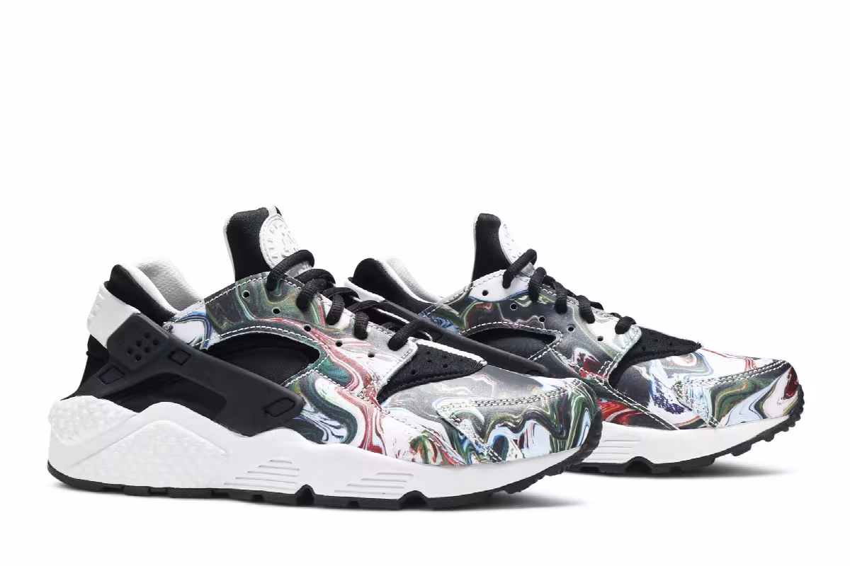 Nike Women's Air Huarache Marble Dye, view 9