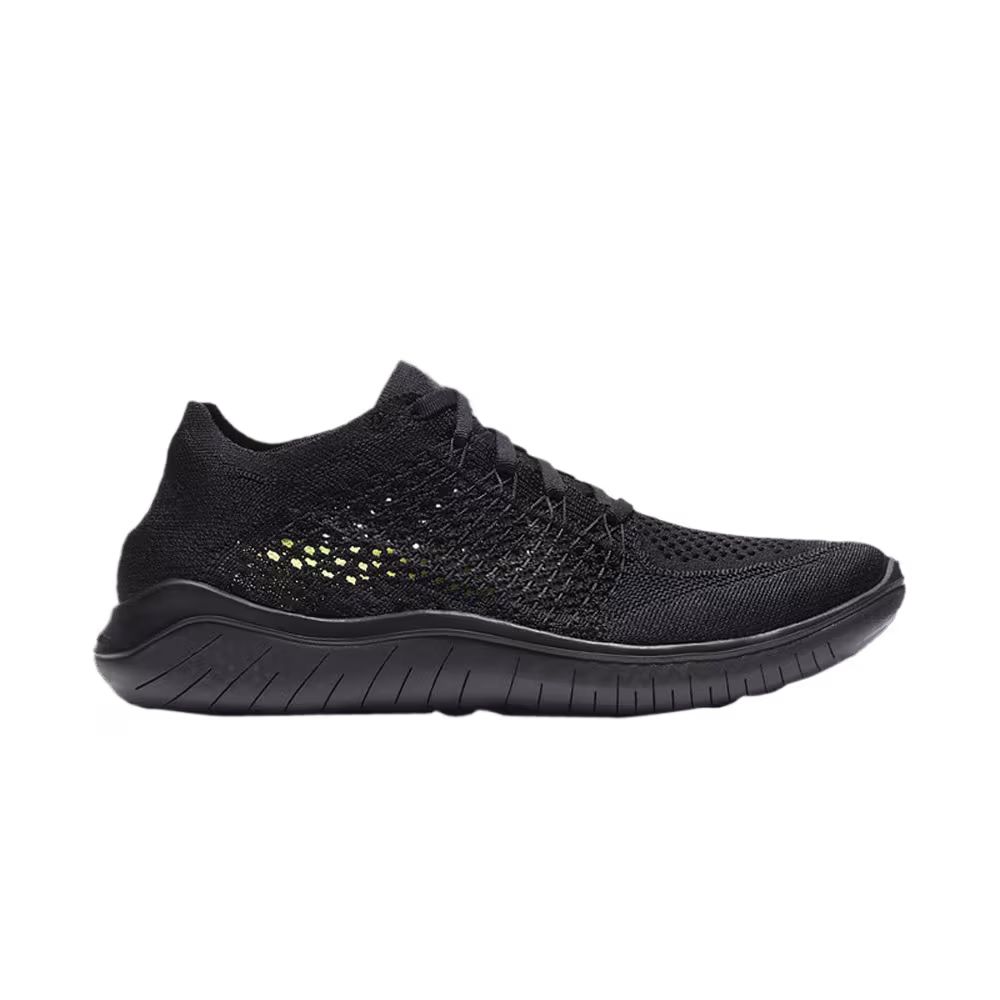 Nike Women's Free RN Flyknit 2018 Black Anthracite