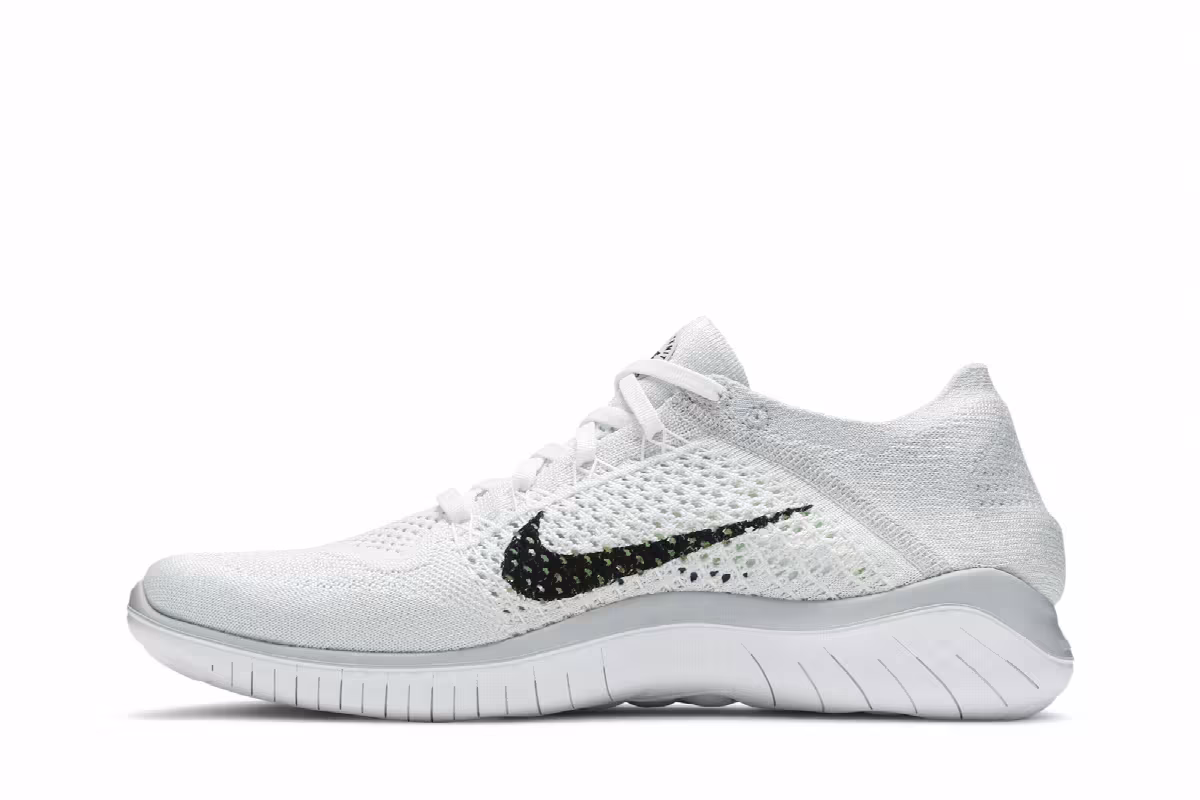Nike Free RN Flyknit 2018 White, view 4