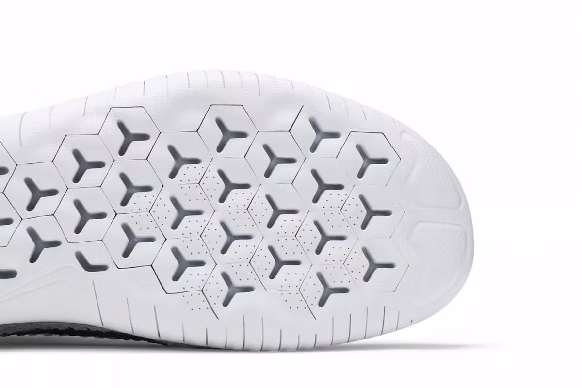 Nike Free RN Flyknit 2018 White, view 6