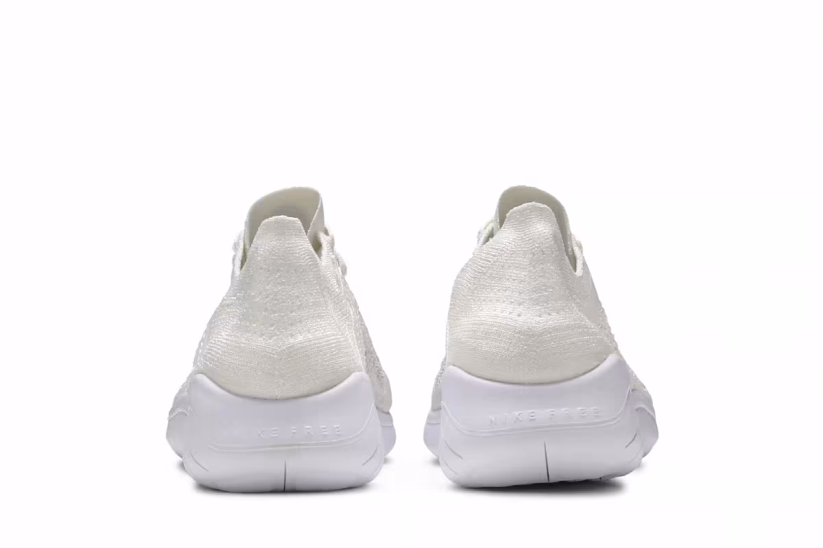 Nike Free RN Flyknit 2018 Triple White, view 7