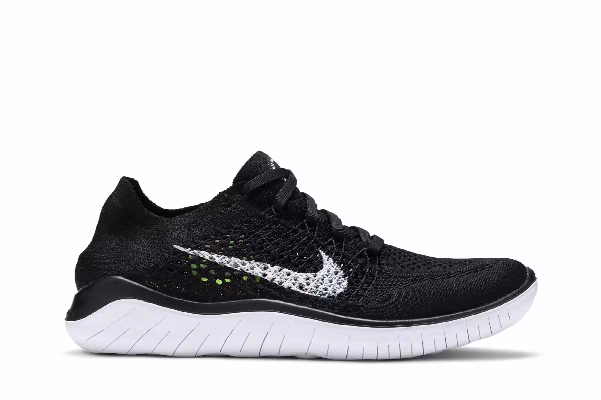 Nike Women's Free RN Flyknit 2018 Black, view 2