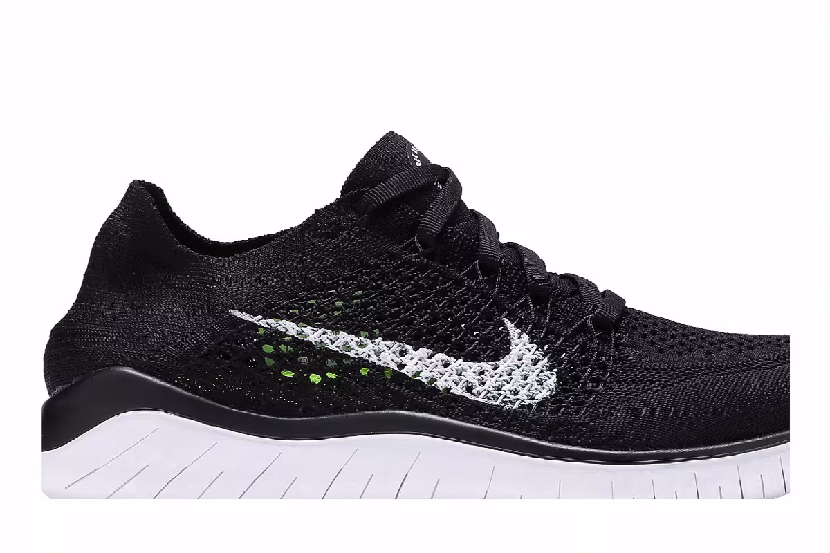 Nike Women's Free RN Flyknit 2018 Black, view 3