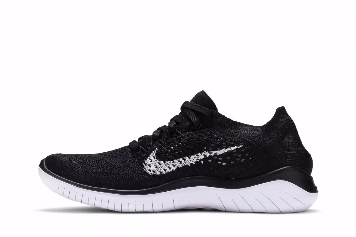 Nike Women's Free RN Flyknit 2018 Black, view 4