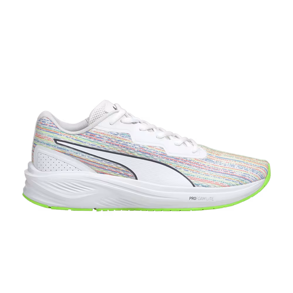 Puma Aviator Spectra White Green Glare