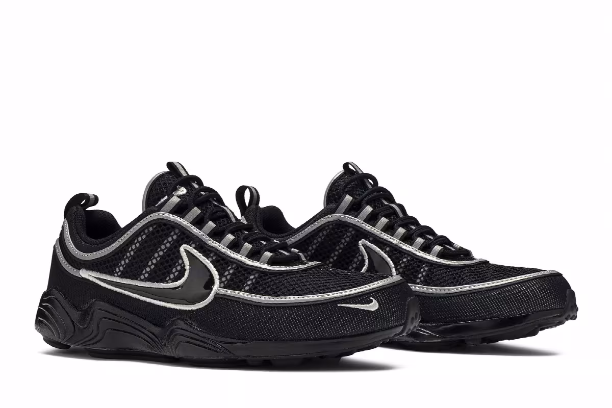 Nike Air Zoom Spiridon Black Grey, view 9