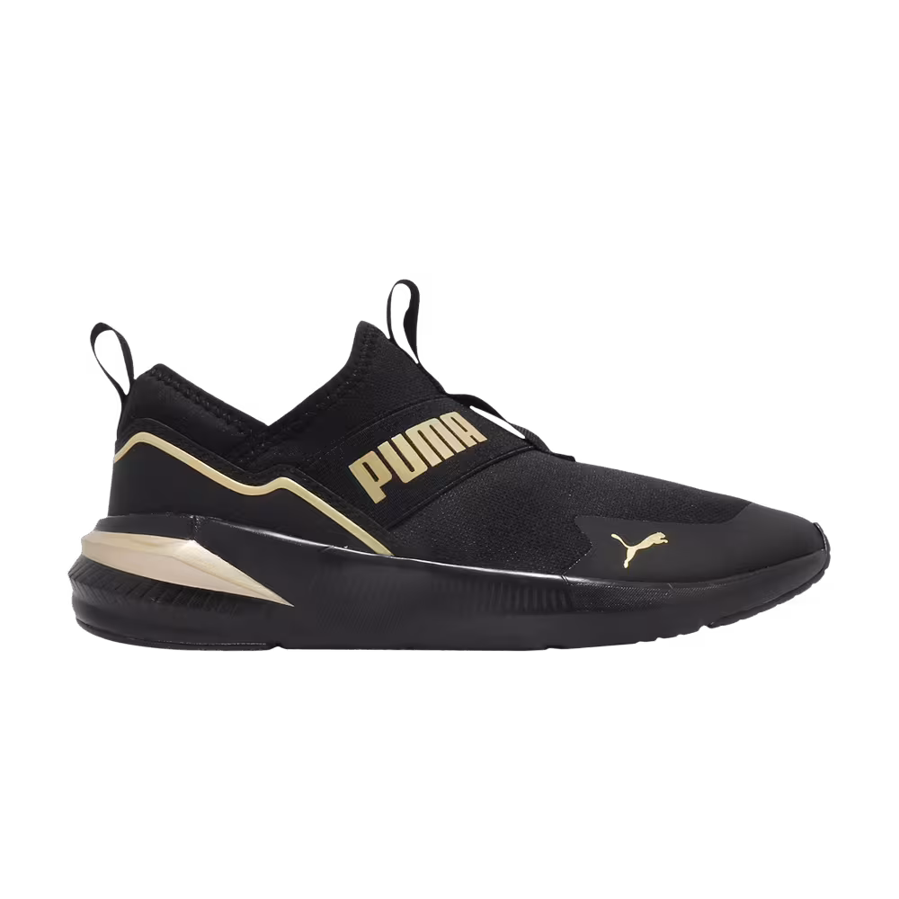 Puma Women's Platinum Alt Black Team Gold