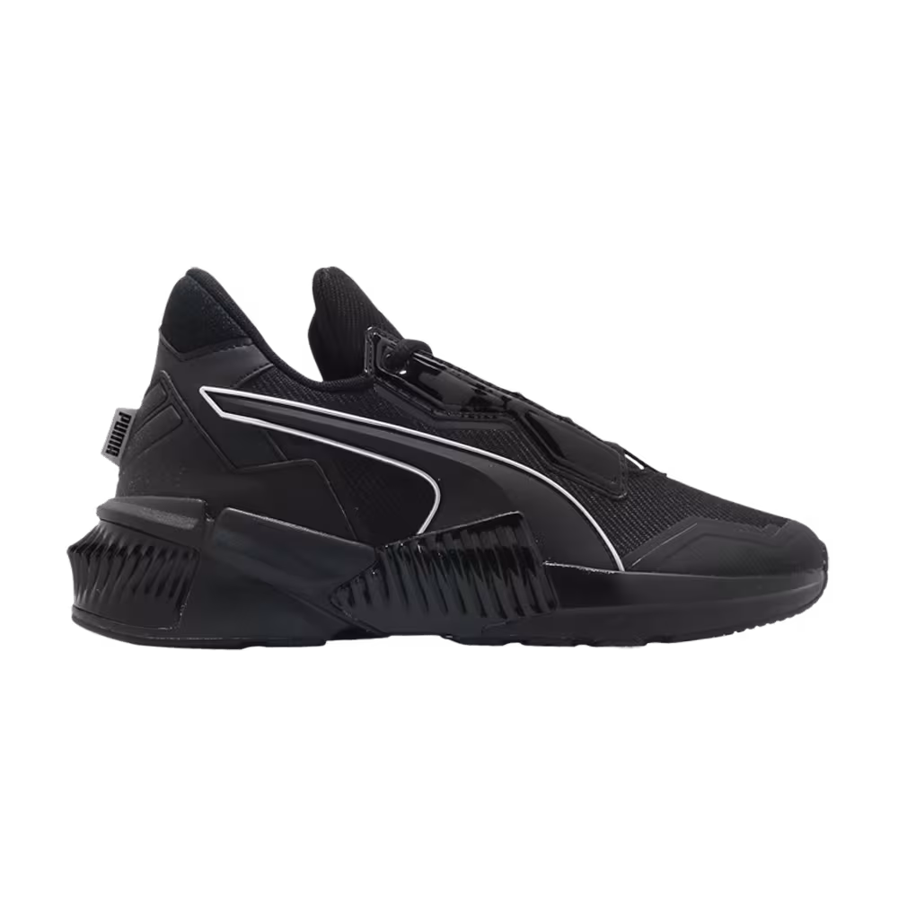 First Mile x Puma Women's Provoke XT Mono Black Metallic Silver