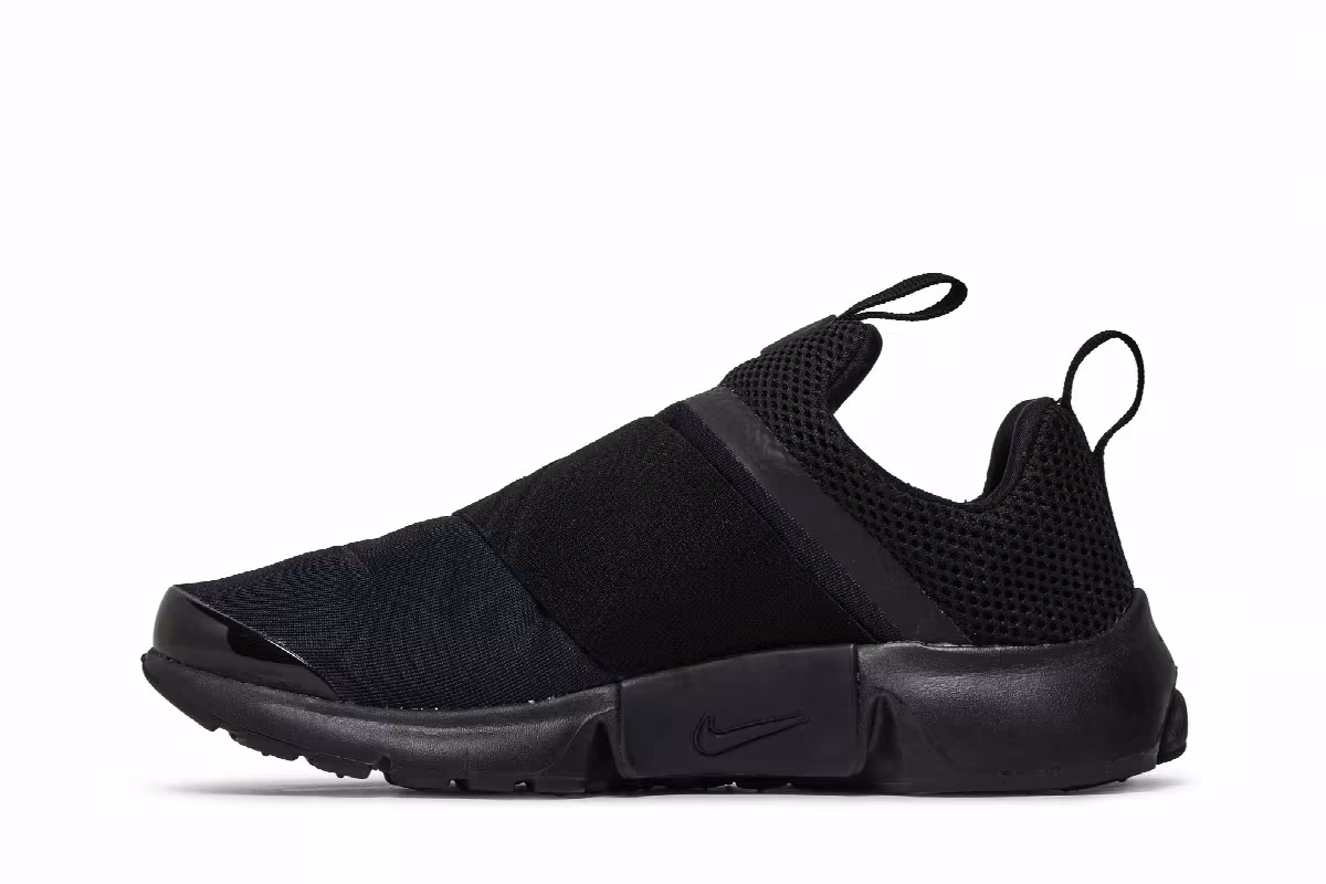 Nike Presto Extreme GS Triple Black, view 4