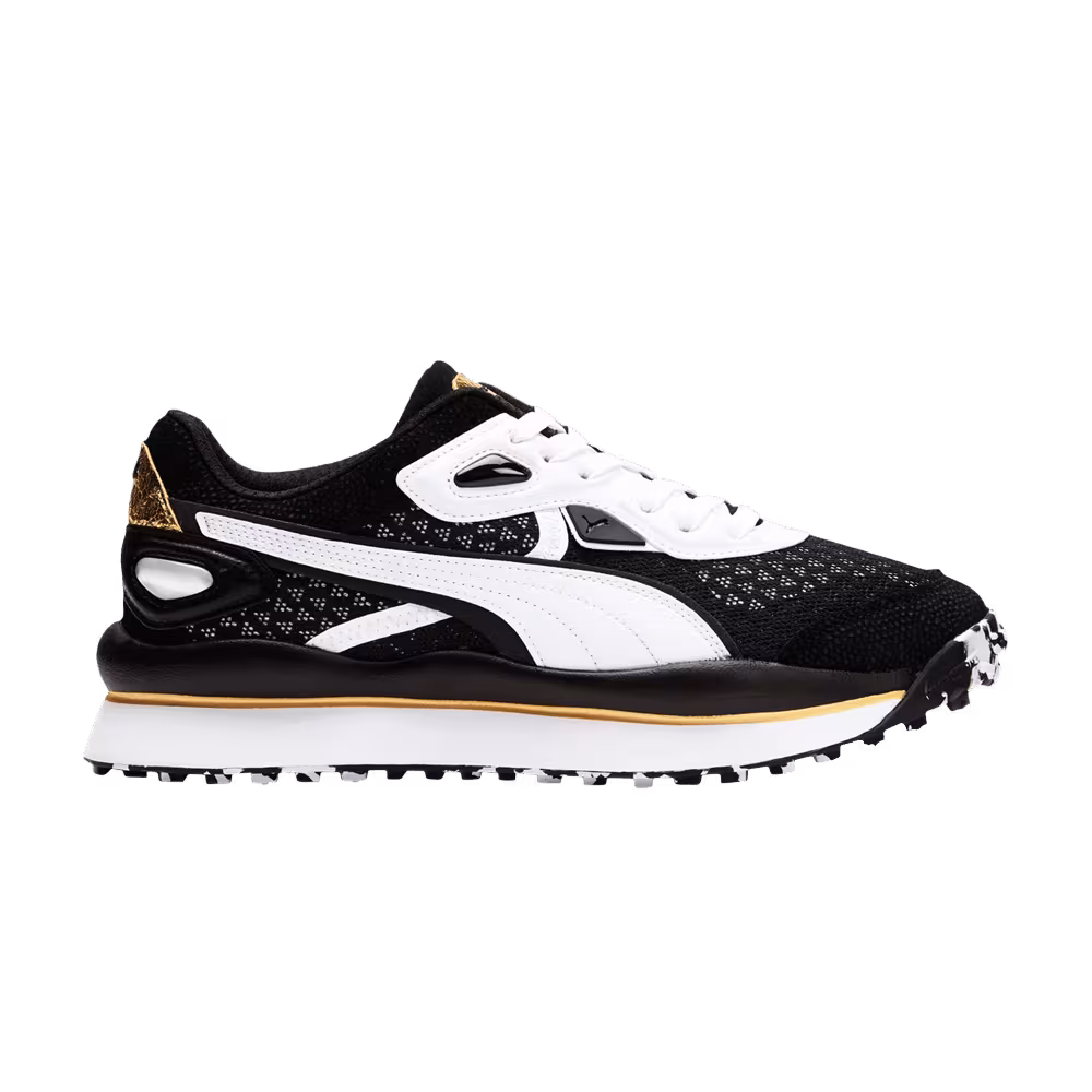 Puma Street Rider Moirer Black White Gold
