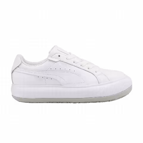 Puma Wmns Suede Mayu Raw Leather 'White Grey Violet'