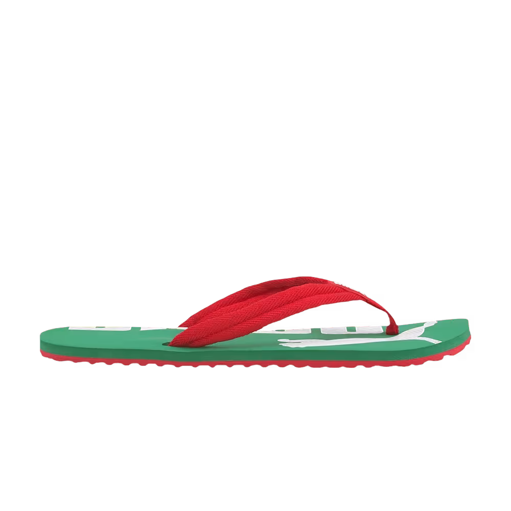 Puma Epic Flip v2 Sandal Red Amazon Green