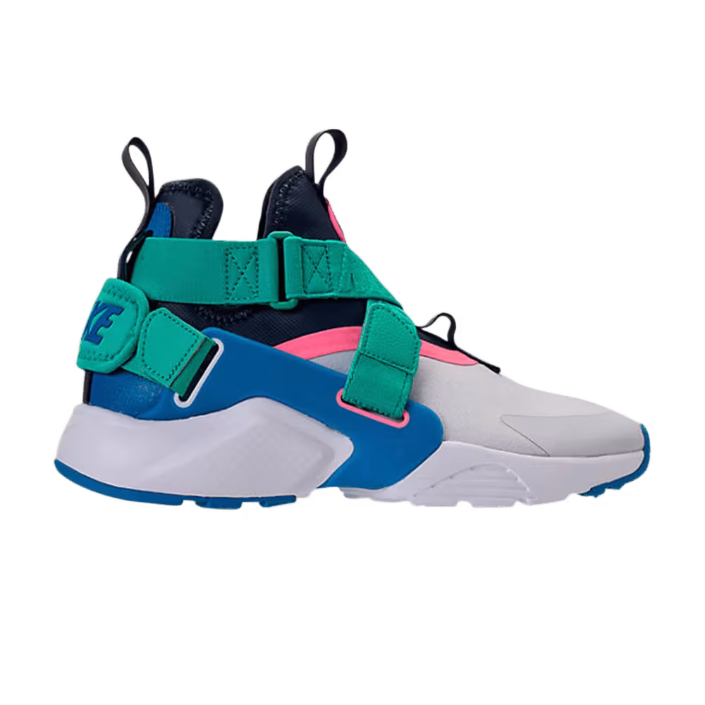 Nike Huarache City High GS Pure Platinum Blue Nebula