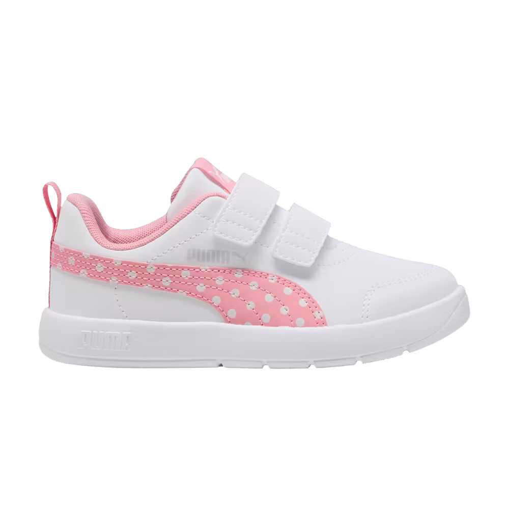 Puma Courtflex V3 Dotty V PS White Pink