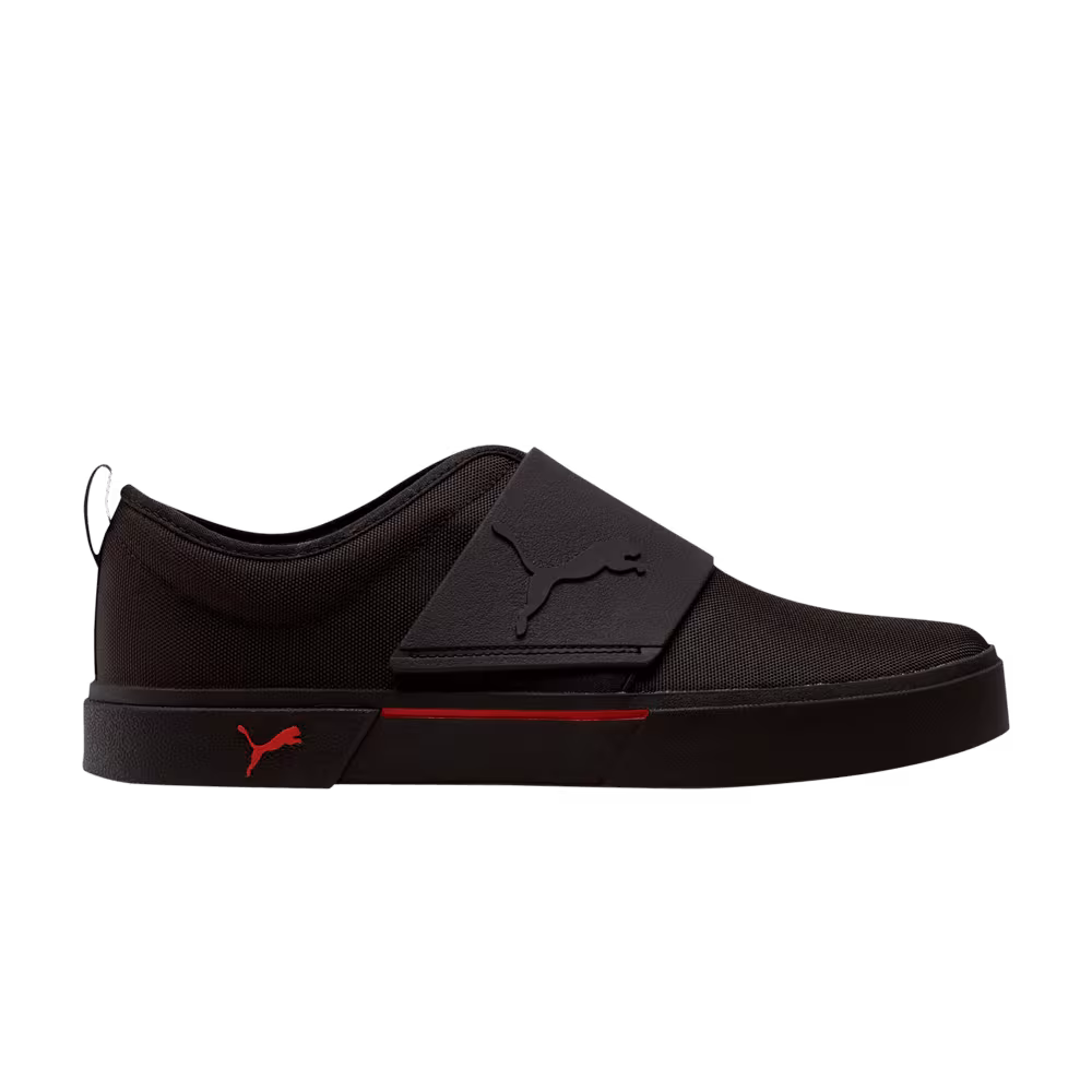 Puma El Rey II Slip-On Black Risk Red