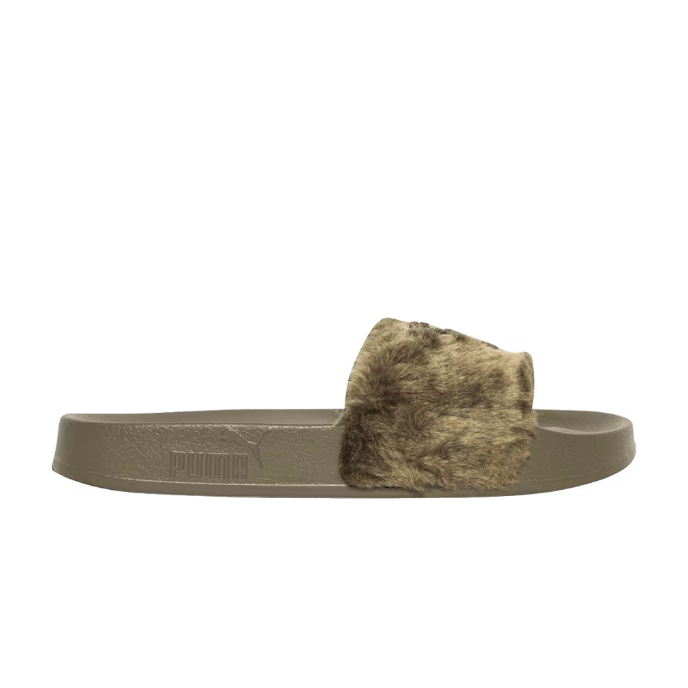 Fenty x Puma Women's Leadcat Fur Slide Olive