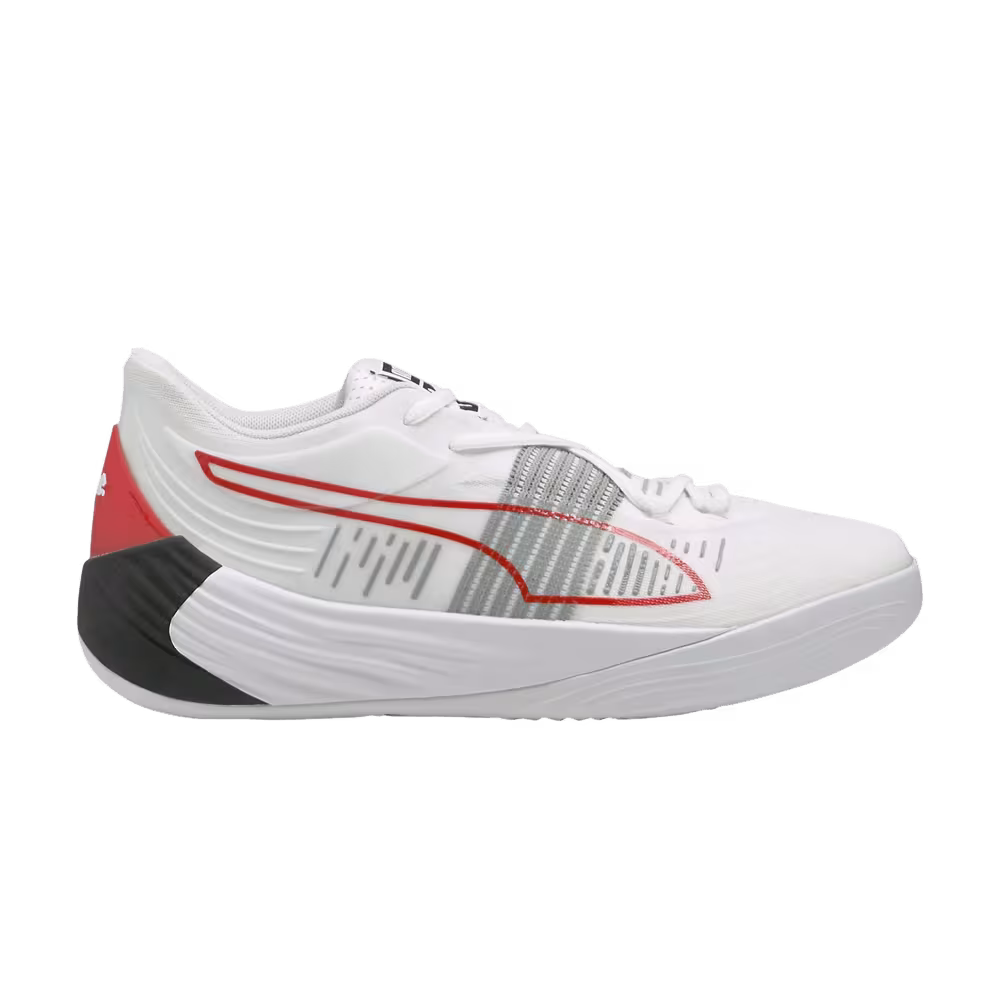 Puma Fusion Nitro White High Risk Red