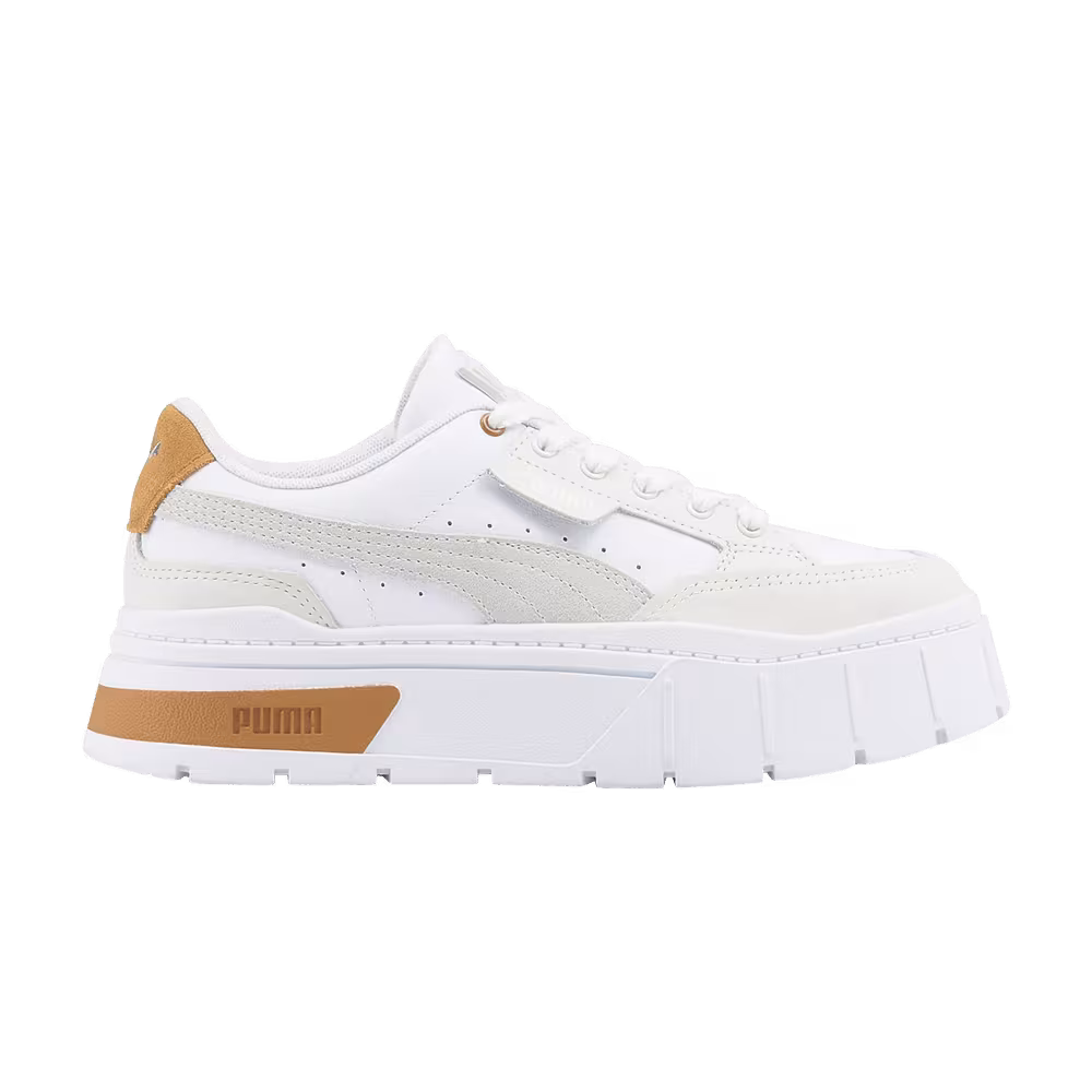 Puma Women's Mayze Stack Luxe Frosted Ivory White