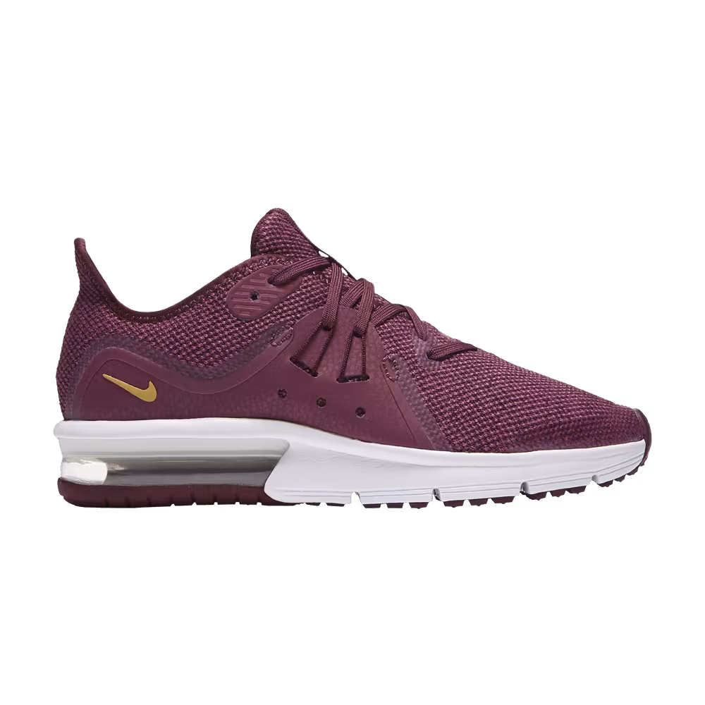 Nike Air Max Sequent 3 GS Bordeaux Metallic Gold