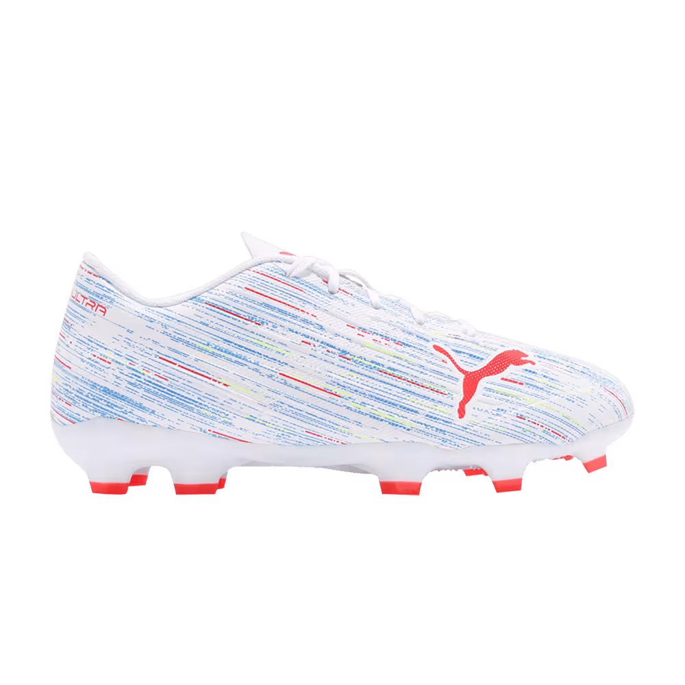 Puma Ultra 4.2 FG AG Jr White Red Blast