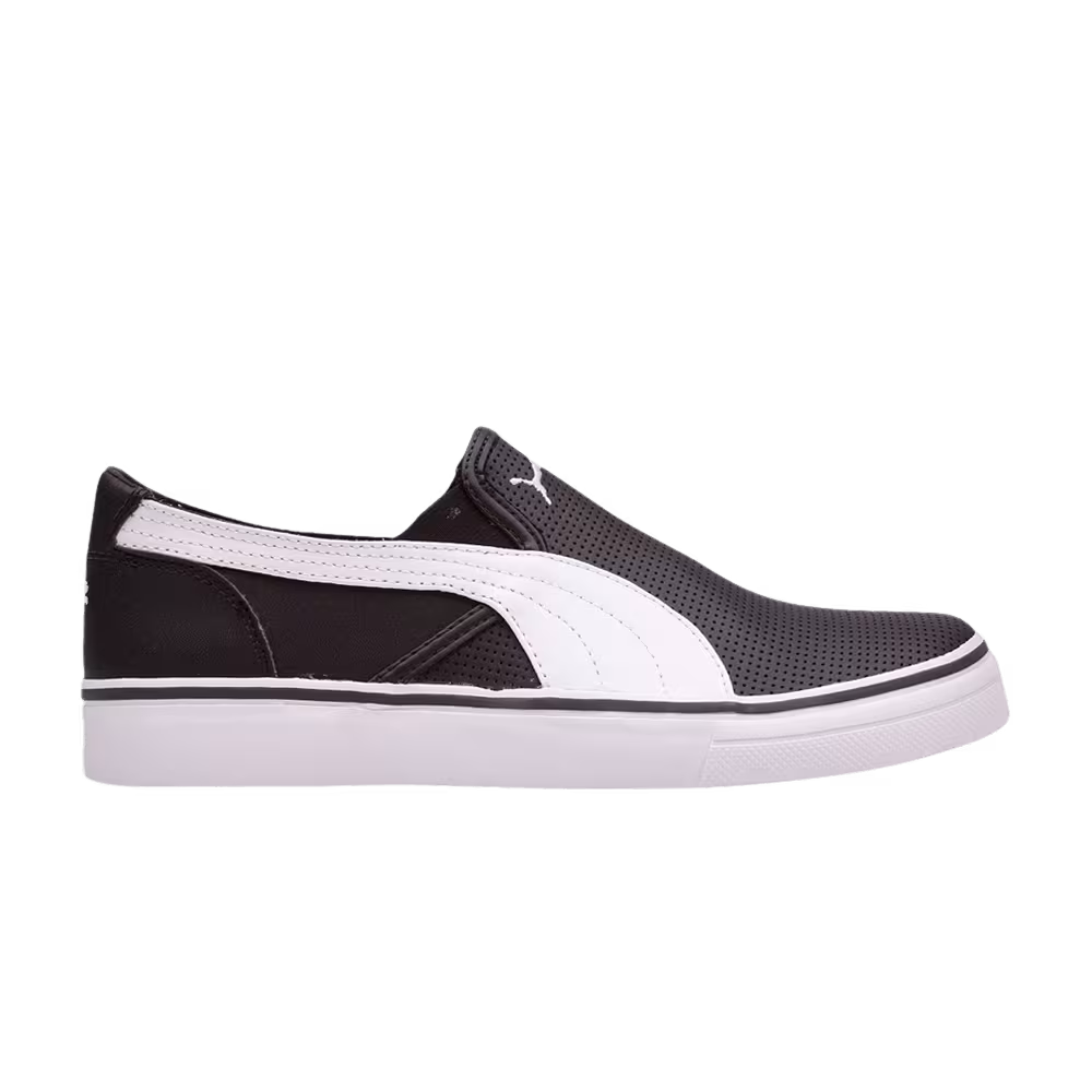 Puma Rip Leather Perforated Black White
