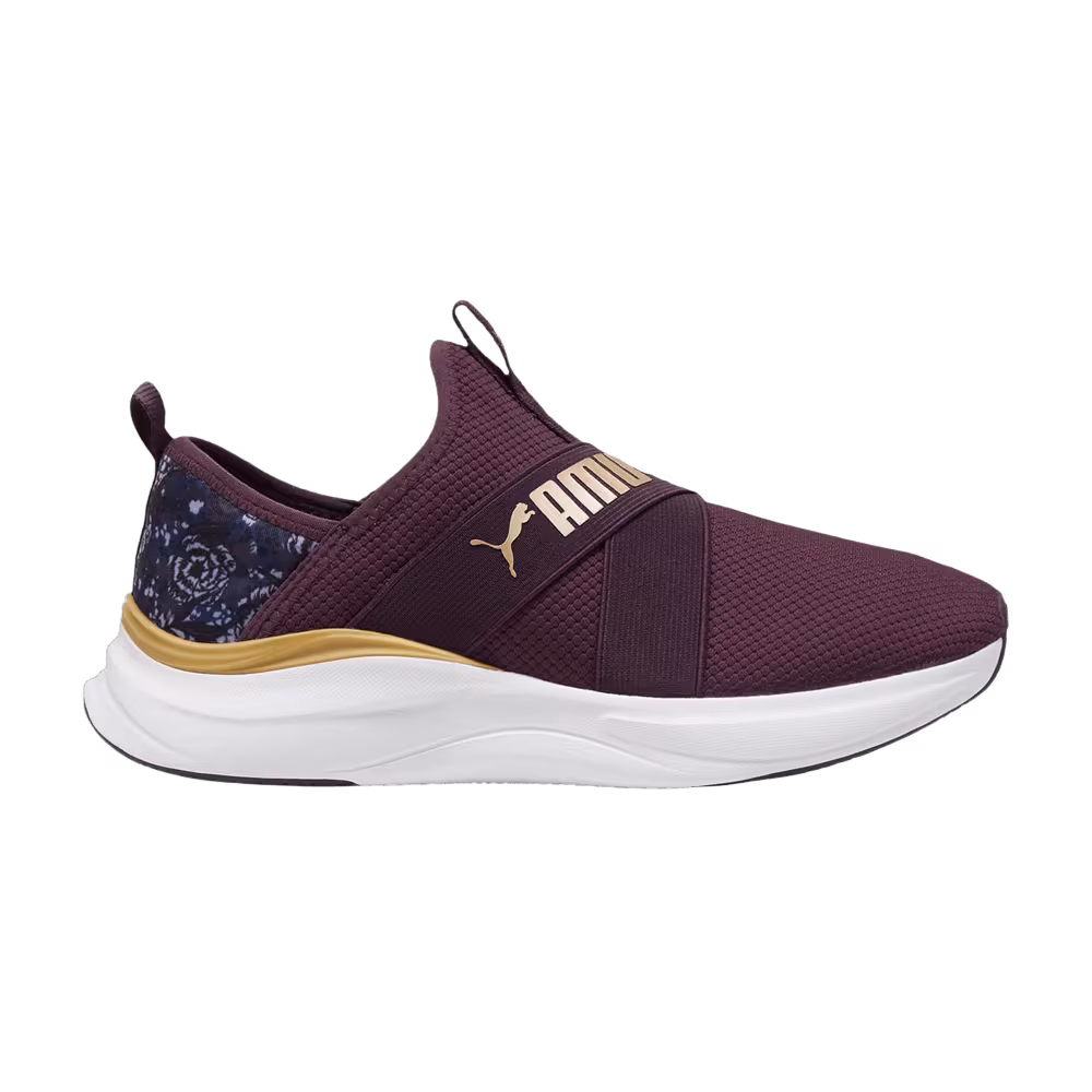 Puma Women's Softride Harmony Slip WB Purple Gold