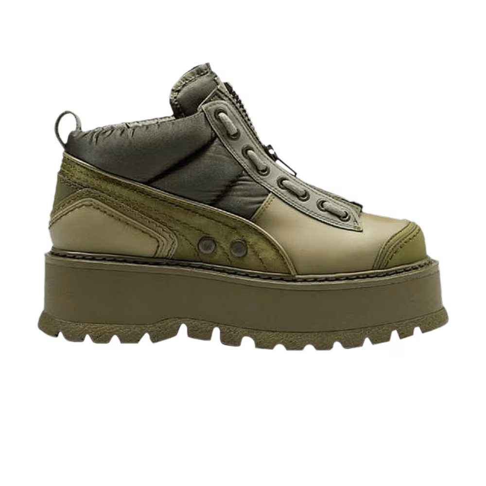 Fenty x Puma Women's Sneaker Boot Zip Army Green