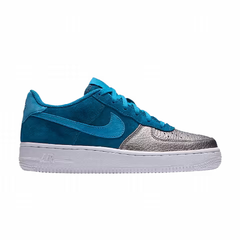 Nike Air Force 1 QS GS 'Green Abyss Metallic Pewter'