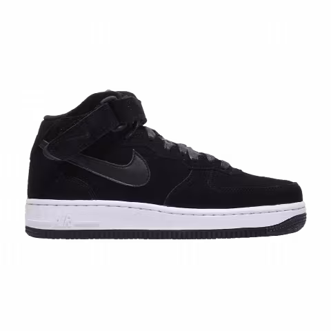 Nike Wmns Air Force 1 '07 Mid 'Seasonal - Black Suede'