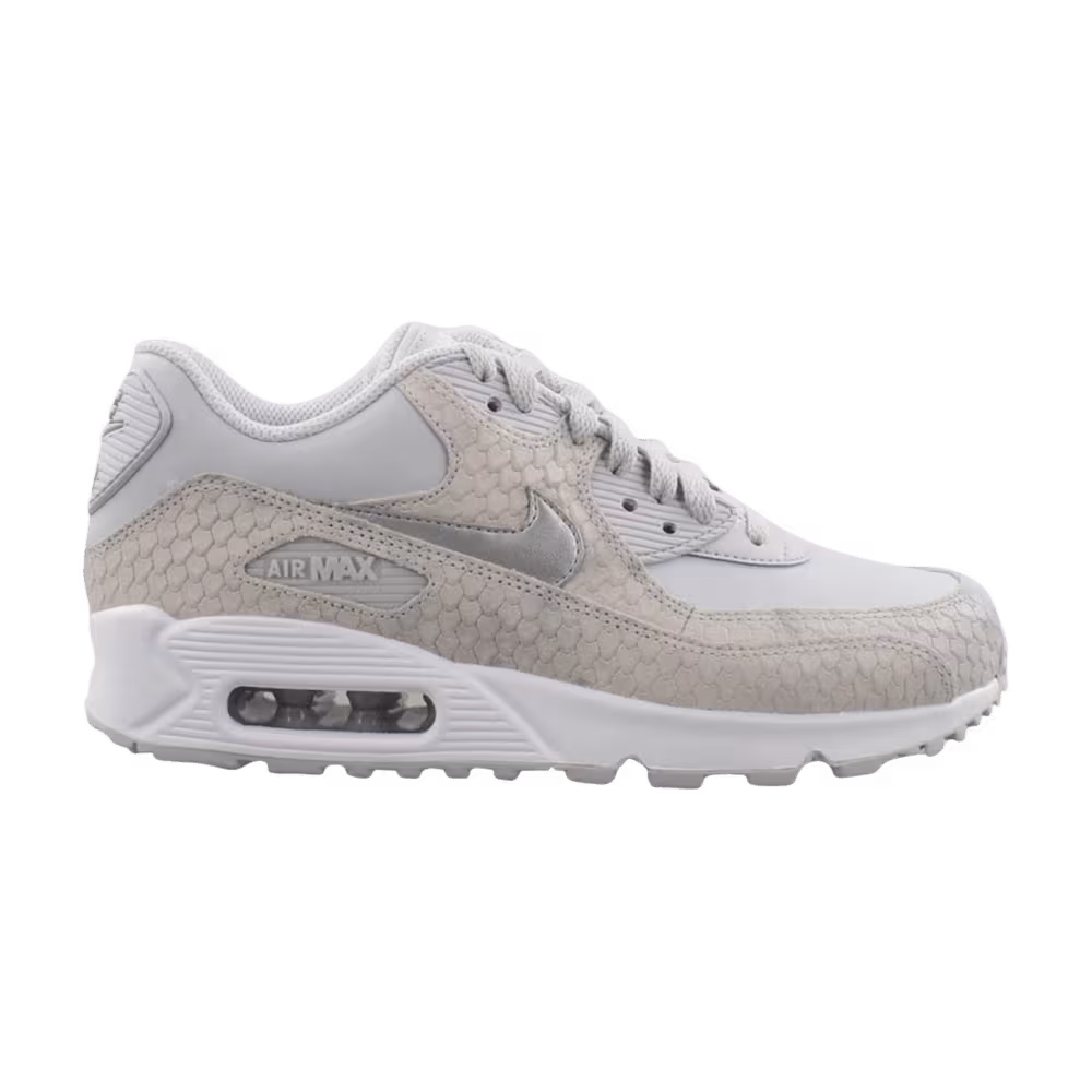 Nike Women's Air Max 90 Premium Grey Snakeskin