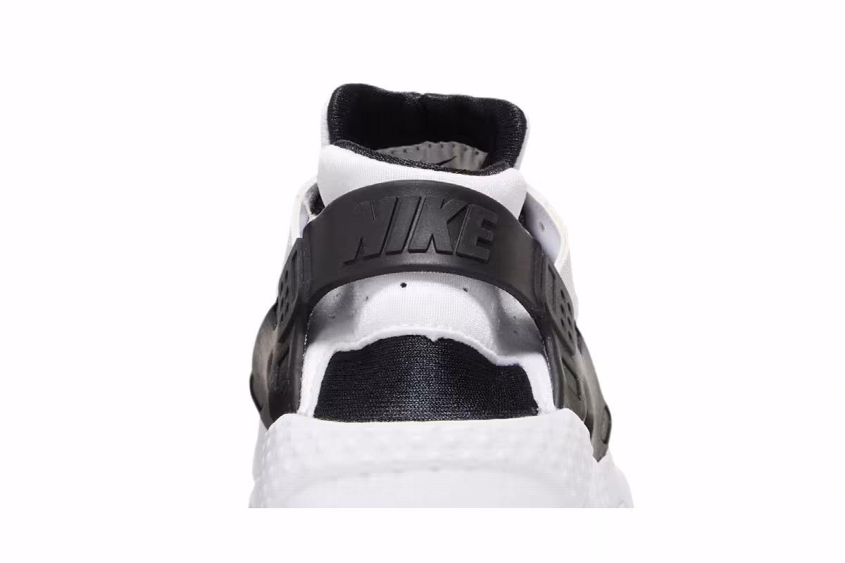 Nike Huarache Run GS White Black, view 8
