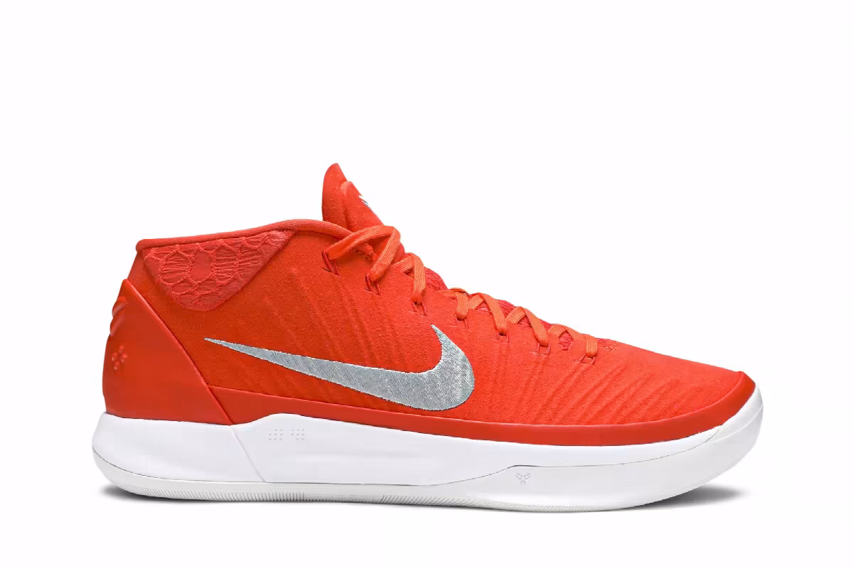 Nike Kobe A.D. Mid Orange Blaze Metallic Silver, view 2