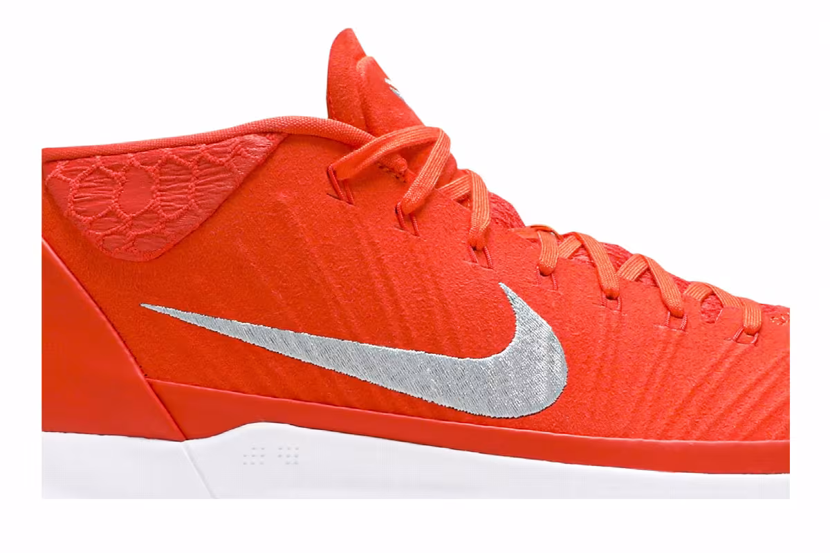 Nike Kobe A.D. Mid Orange Blaze Metallic Silver, view 3