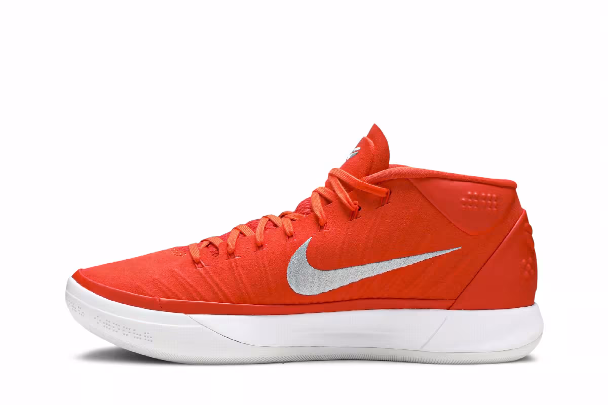 Nike Kobe A.D. Mid Orange Blaze Metallic Silver, view 4