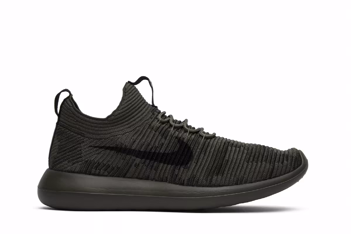 NikeLab Roshe Two Flyknit V2 Camo Cargo Khaki, view 2