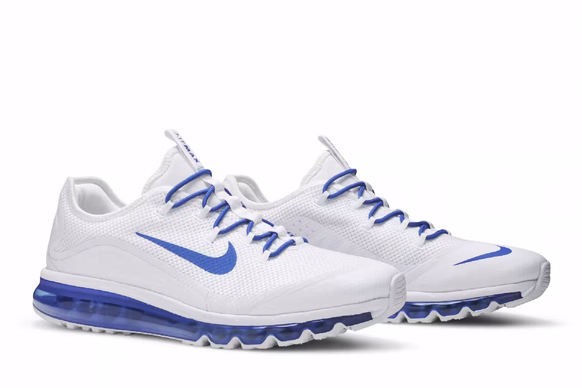 Nike Air Max More White Game Royal, view 9