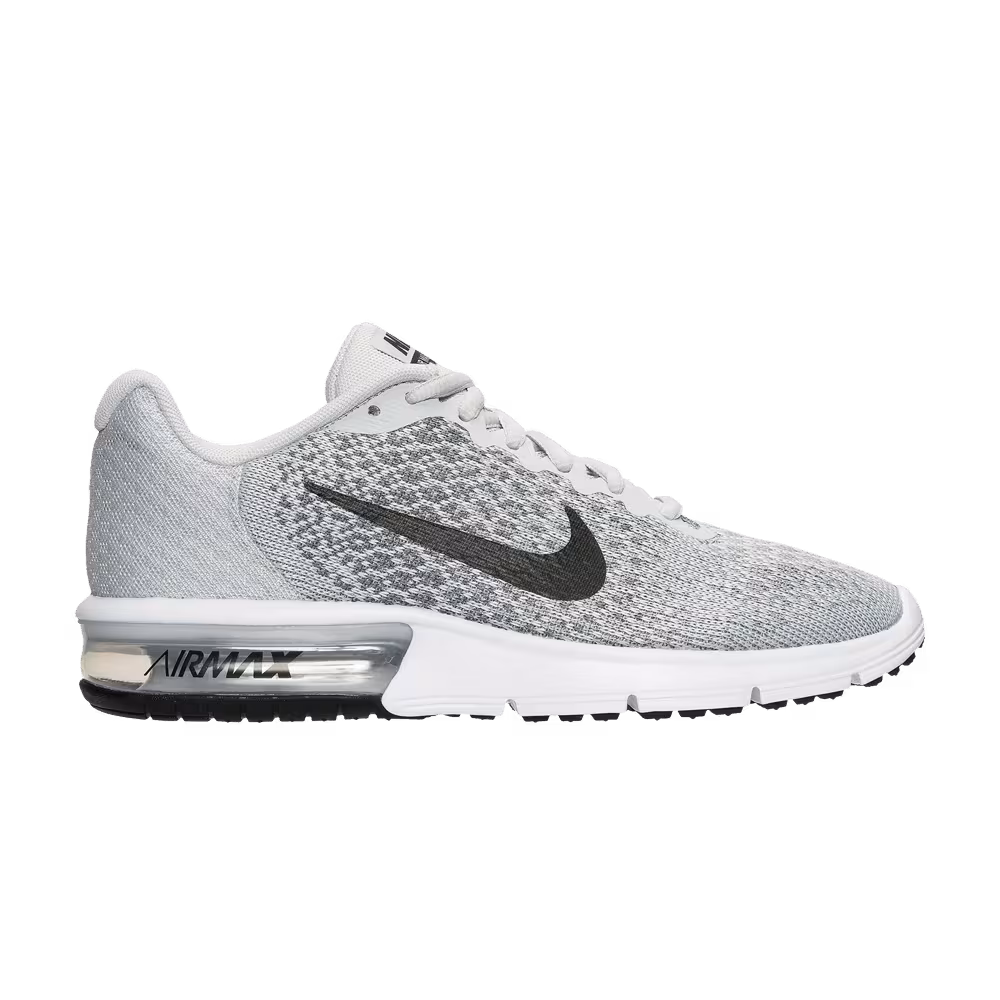 Nike Women's Air Max Sequent 2 Pure Platinum Black