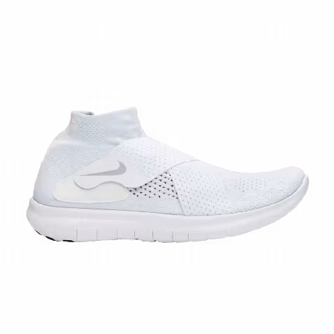 Nike Free Run Motion Flyknit 2017 'Triple White'