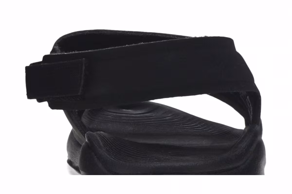 Nike Women's Tanjun Sandal Black White, view 8