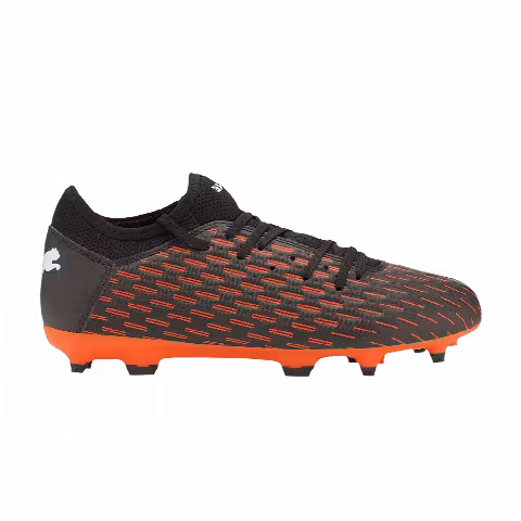 Puma Future 6.4 FG AG Jr 'Black Shocking Orange'