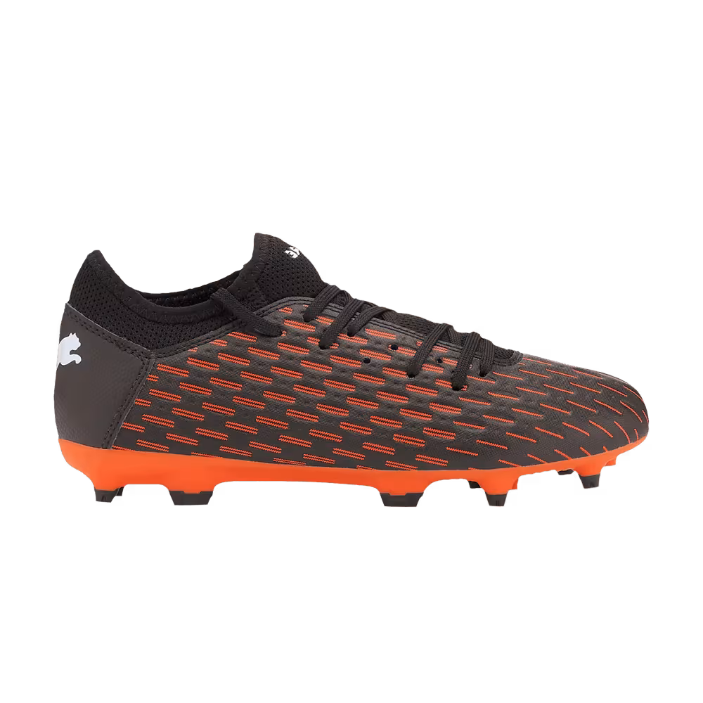 Puma Future 6.4 FG AG Jr Black Shocking Orange