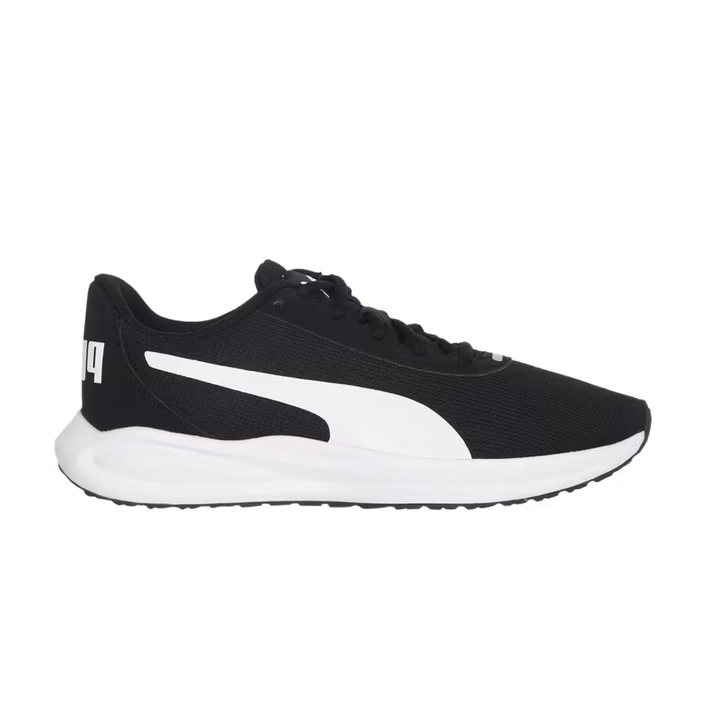 Puma Night Runner Black White