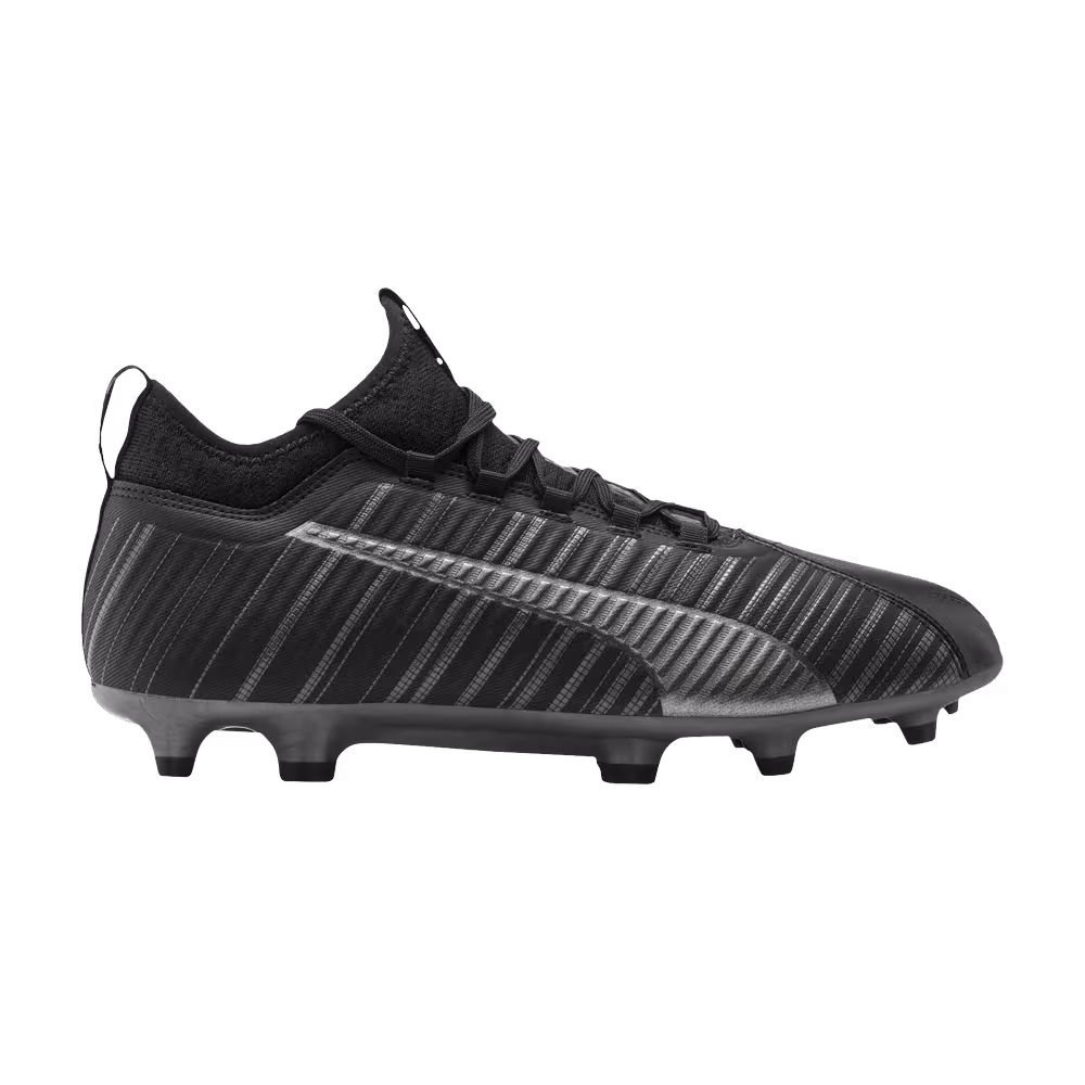 Puma One 5.3 FG AG Black Aged Silver