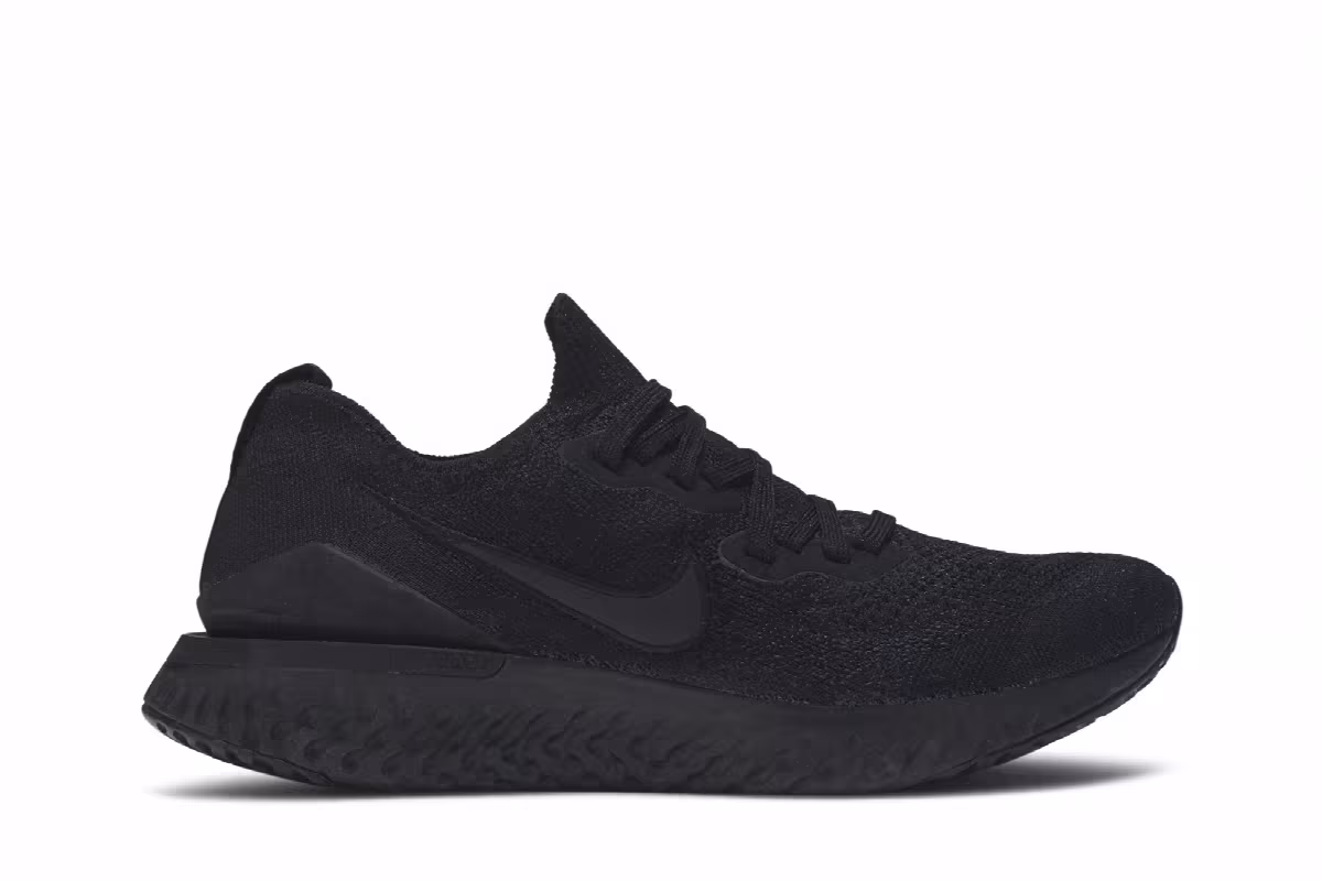Nike Women's Epic React Flyknit 2 Black, view 2