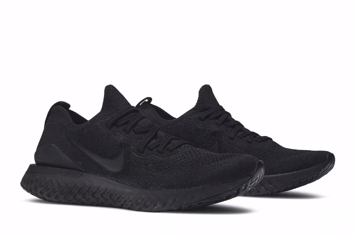 Nike Women's Epic React Flyknit 2 Black, view 9